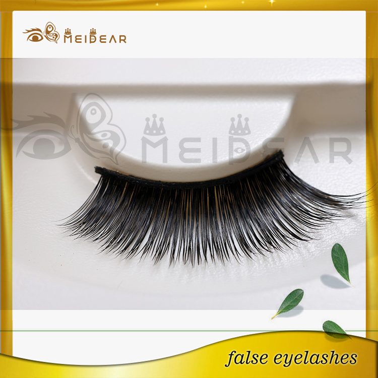 2016 popular lightweight and soft siberian mink fur eyelashes with custom package box